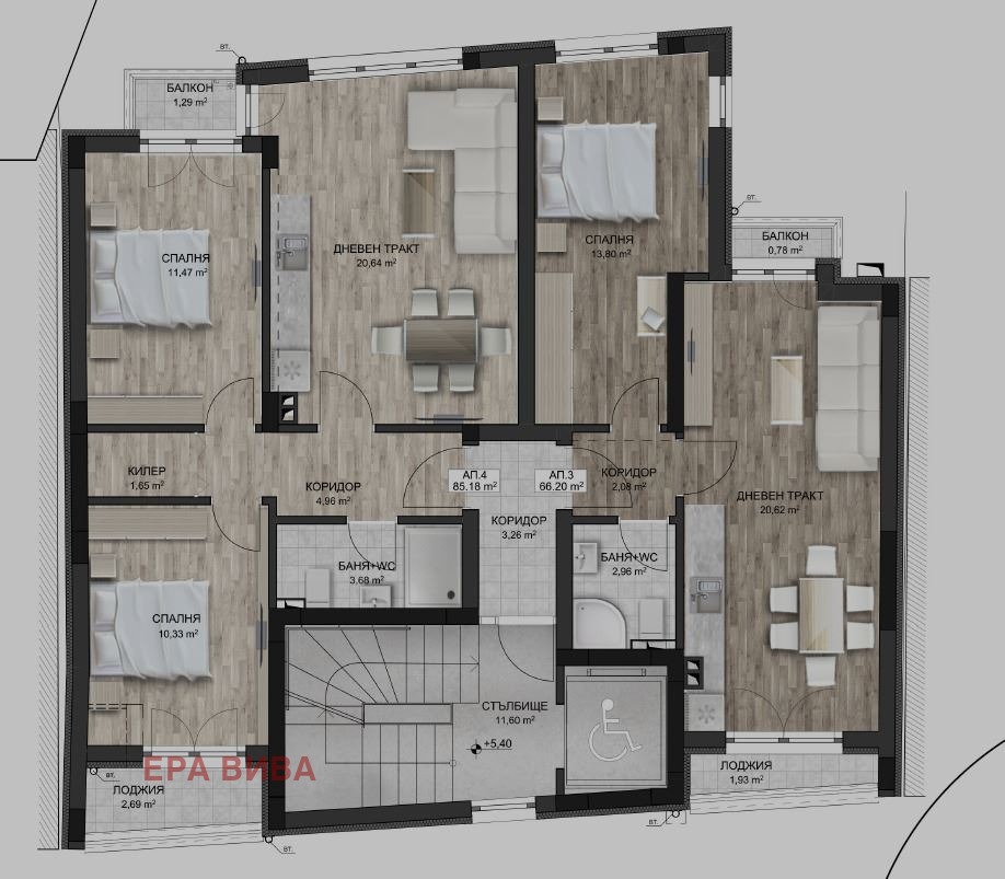 Продава 2-СТАЕН, гр. Варна, Погреби, снимка 3 - Апартаменти - 53873644