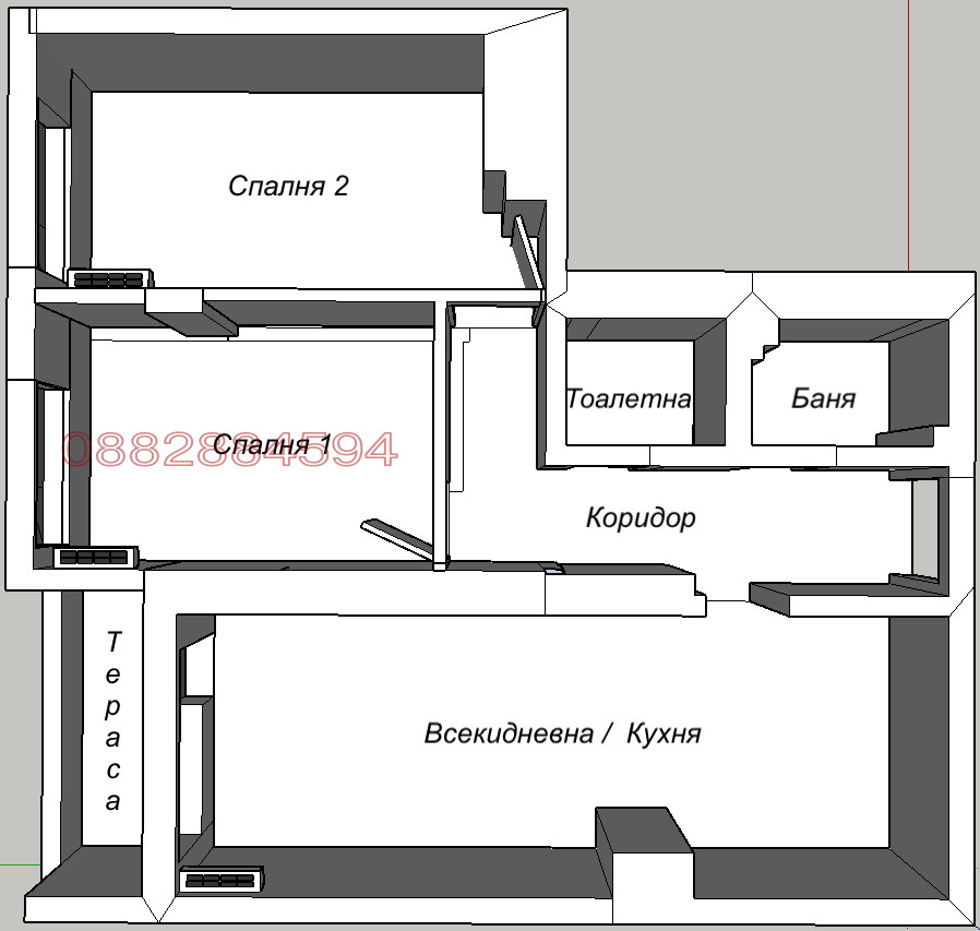 Продава 3-СТАЕН, гр. Варна, Спортна зала, снимка 17 - Апартаменти - 56147885
