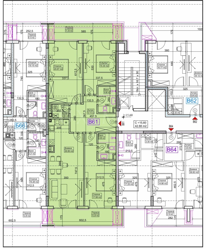 Продава 4-СТАЕН, гр. София, Кръстова вада, снимка 4 - Aпартаменти - 47452030