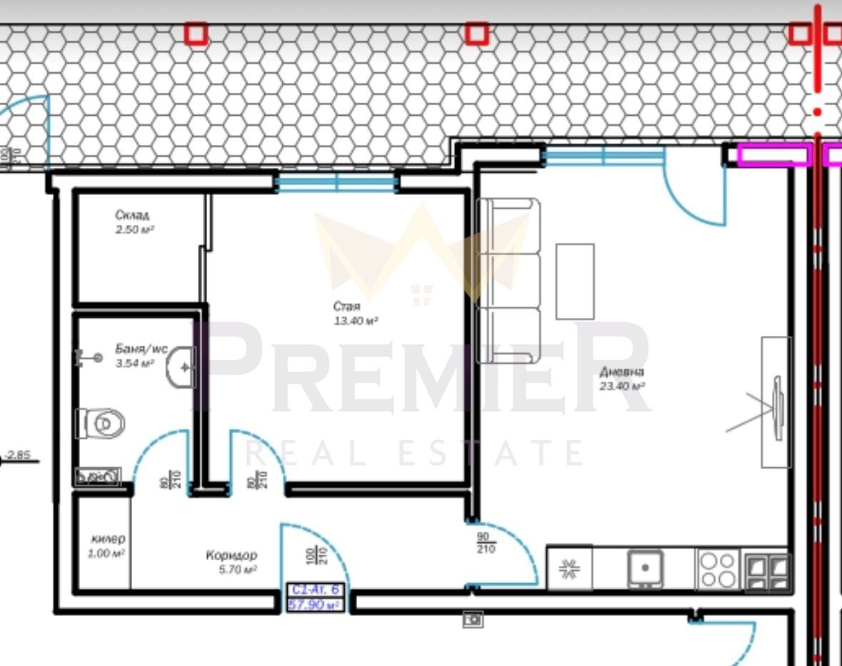 Продава 2-СТАЕН, гр. Варна, Възраждане 3, снимка 5 - Апартаменти - 53766336