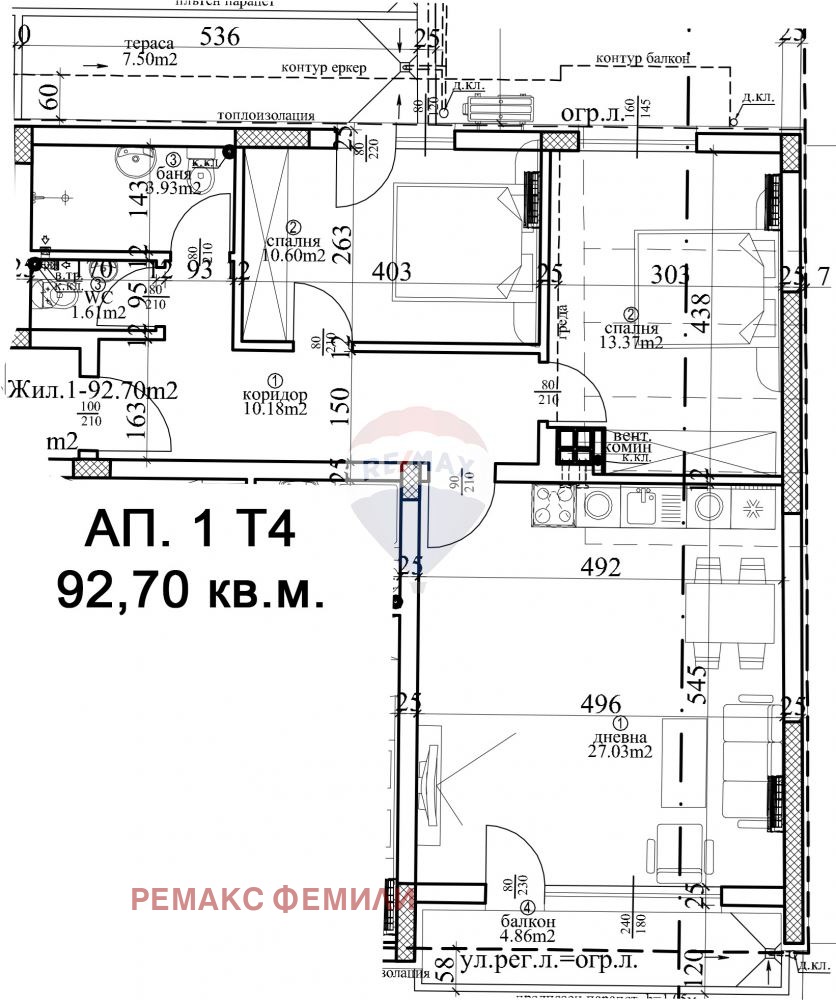 Продава 3-СТАЕН, гр. Варна, Център, снимка 2 - Апартаменти - 51529105
