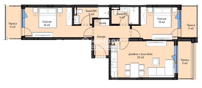 Продава 3-СТАЕН, гр. Пловдив, Остромила, снимка 2 - Апартаменти - 52934714