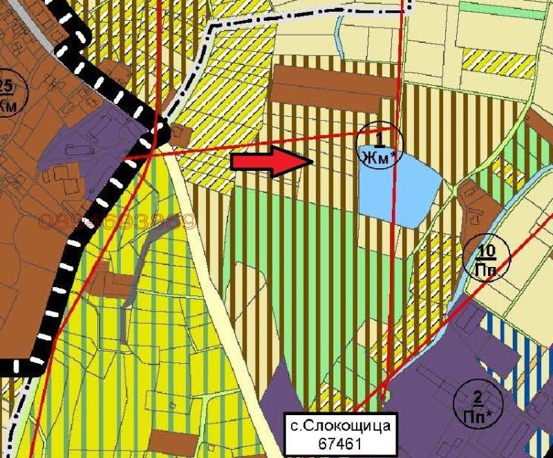 Продава ЗЕМЕДЕЛСКА ЗЕМЯ, с. Слокощица, област Кюстендил, снимка 2 - Земеделска земя - 52826836