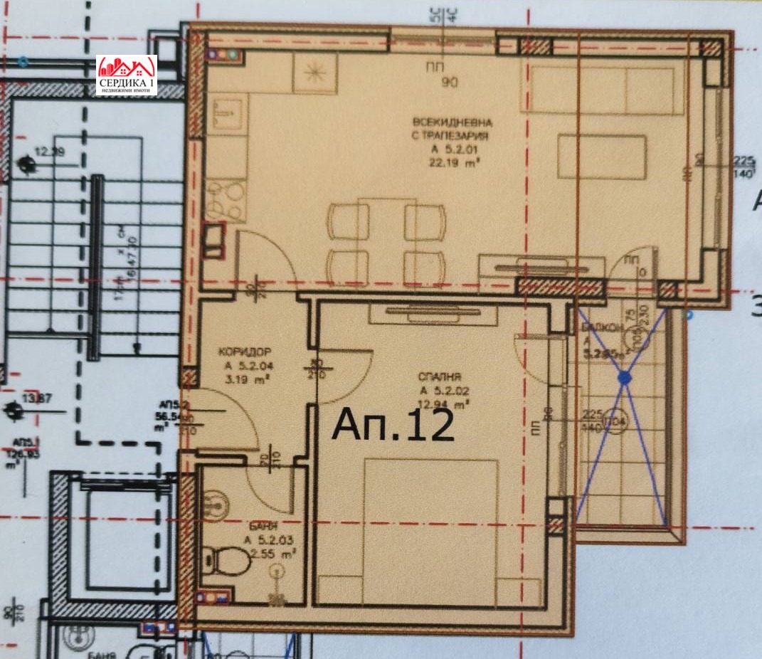 Продава 2-СТАЕН, гр. Благоевград, Освобождение, снимка 2 - Апартаменти - 53646427