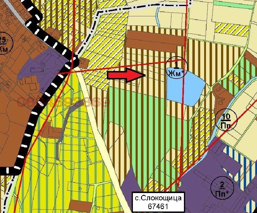 Продава ЗЕМЕДЕЛСКА ЗЕМЯ, с. Слокощица, област Кюстендил, снимка 2 - Земеделска земя - 53921699