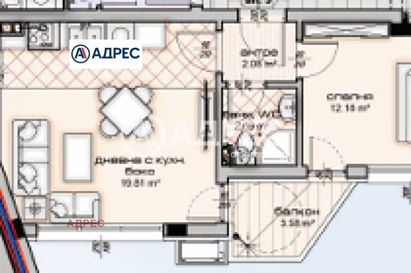 Продава 2-СТАЕН, гр. Варна, Владислав Варненчик 1, снимка 3 - Апартаменти - 53197321
