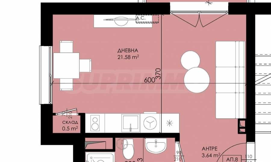 Продава 1-СТАЕН, гр. Созопол, област Бургас, снимка 2 - Апартаменти - 52729431