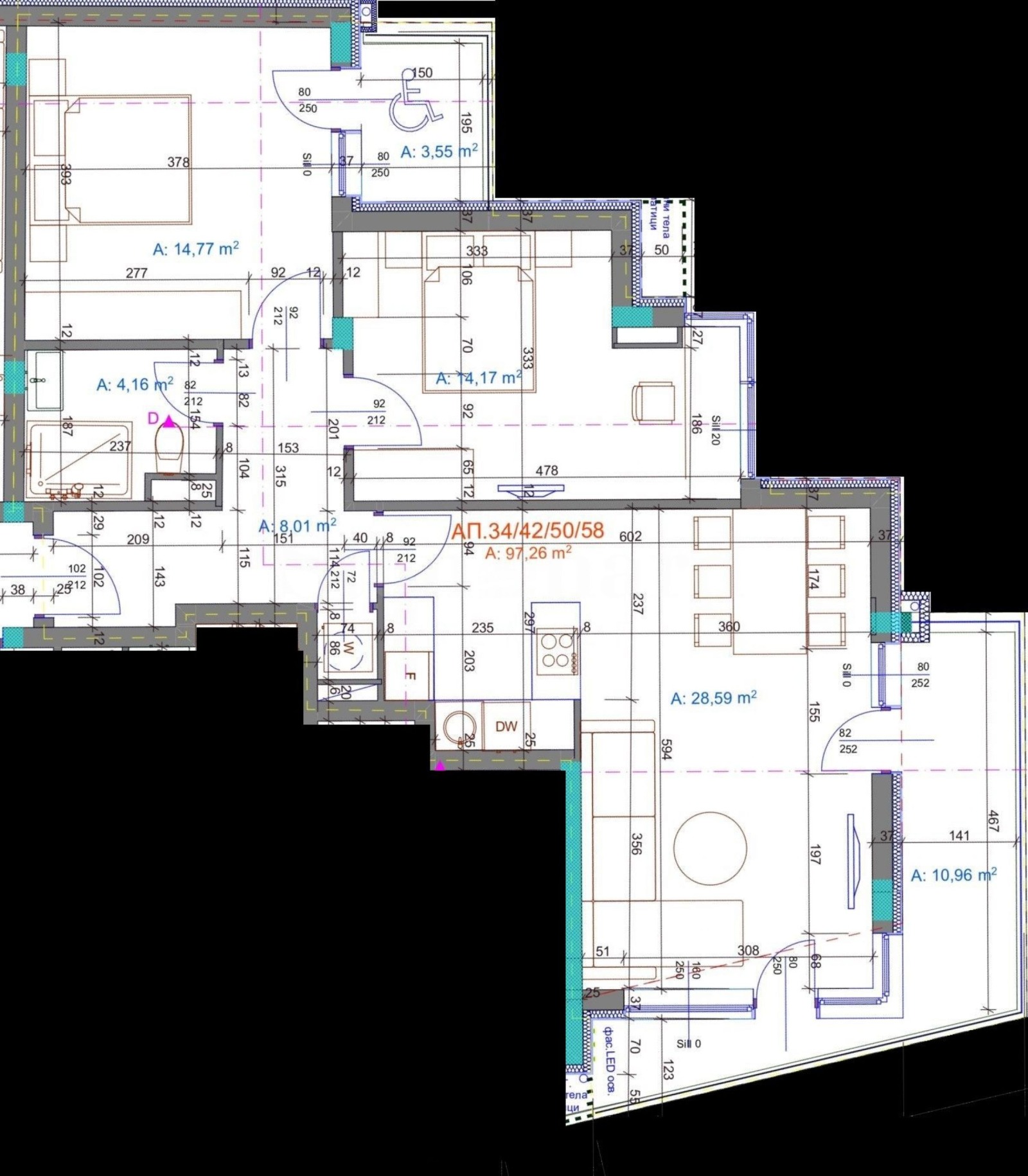 Продава 3-СТАЕН, гр. Бургас, Братя Миладинови, снимка 2 - Апартаменти - 55303837