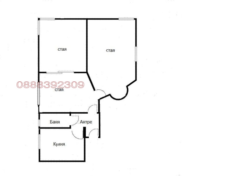 Продава 3-СТАЕН, гр. София, Оборище, снимка 15 - Апартаменти - 52668195
