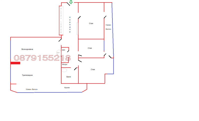 Продава МНОГОСТАЕН, гр. София, Лозенец, снимка 13 - Aпартаменти - 47379186