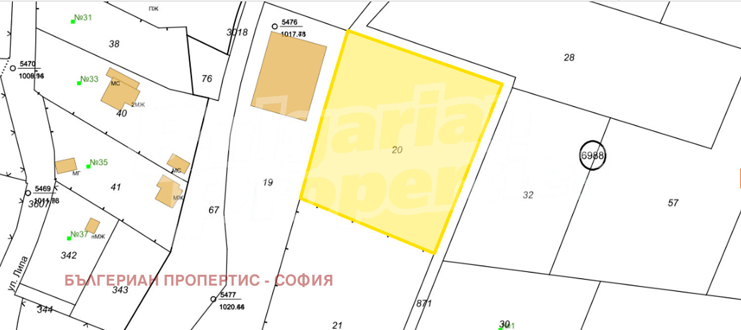 Продава ПАРЦЕЛ, гр. София, с. Бистрица, снимка 3 - Парцели - 54409378