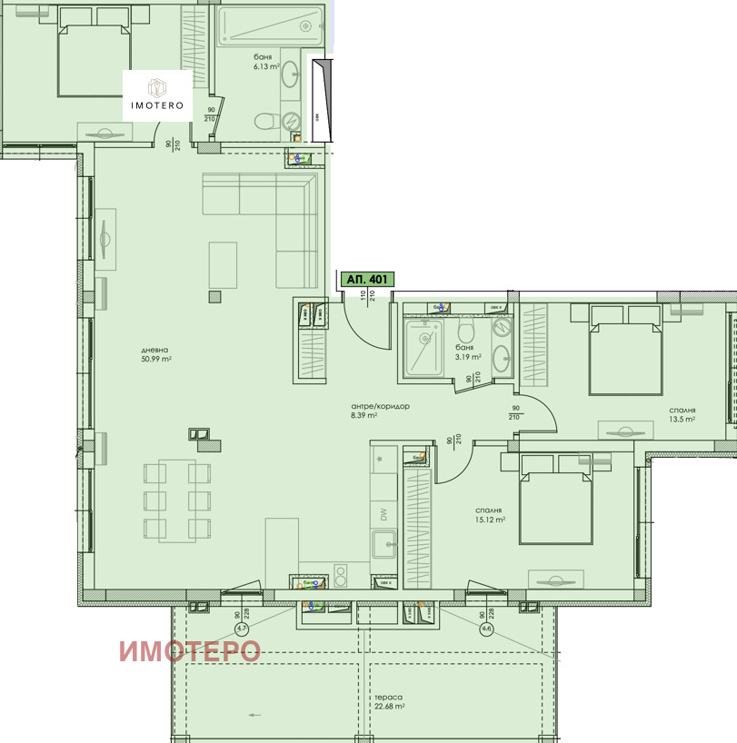 Продава МНОГОСТАЕН, гр. Созопол, област Бургас, снимка 2 - Апартаменти - 55615558