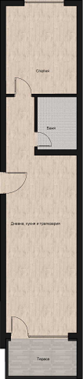 Продается  1 спальня Пловдив , Кючук Париж , 71 кв.м | 87558151 - изображение [2]