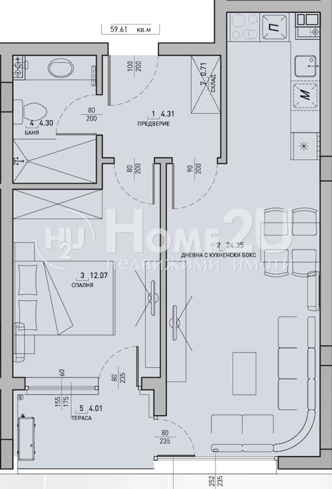 À vendre  1 chambre Sofia , Malinova dolina , 68 m² | 47141930 - image [2]