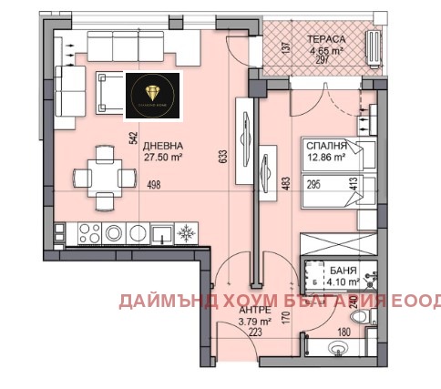 Продава 2-СТАЕН, гр. Пловдив, Гагарин, снимка 2 - Апартаменти - 53110710