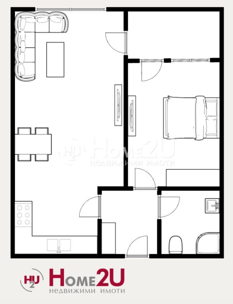 Продава 2-СТАЕН, гр. Пловдив, Тракия, снимка 5 - Апартаменти - 53541857