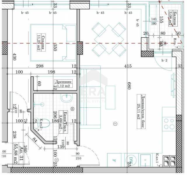 In vendita  1 camera da letto Varna , Levski 1 , 64 mq | 11614697 - Immagine [5]