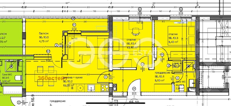 In vendita  2 camere da letto Varna , Kajsieva gradina , 78 mq | 44439474 - Immagine [3]