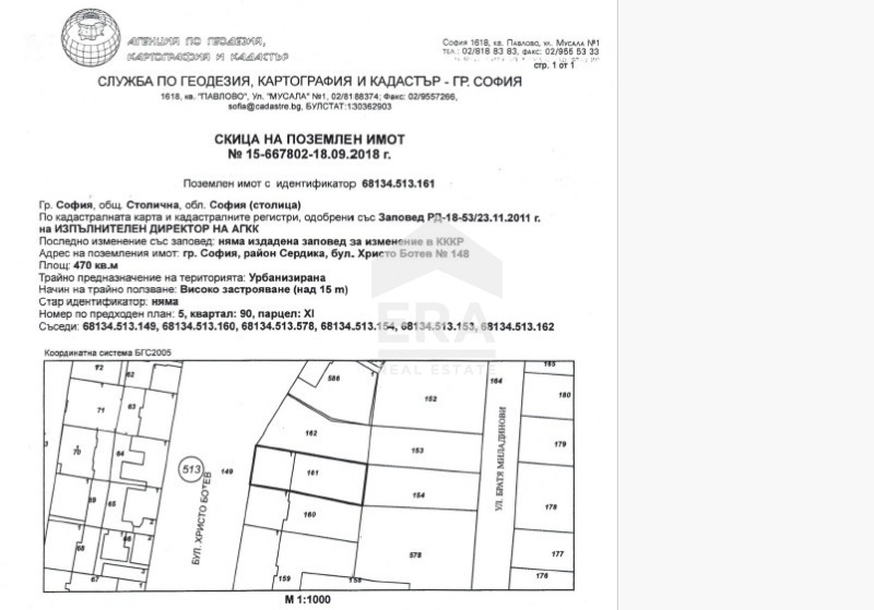 Продава ПАРЦЕЛ, гр. София, Център, снимка 6 - Парцели - 56430853