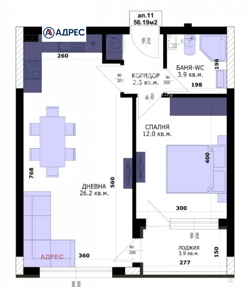 Продава  2-стаен град Варна , Кайсиева градина , 64 кв.м | 60450614 - изображение [4]