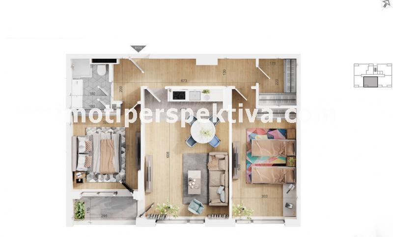 Продава  3-стаен град Пловдив , Тракия , 100 кв.м | 66530476 - изображение [14]
