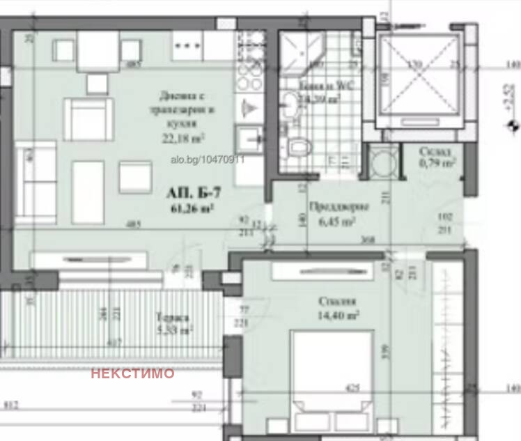 Продава 2-СТАЕН, гр. Пловдив, Христо Смирненски, снимка 2 - Апартаменти - 52493389