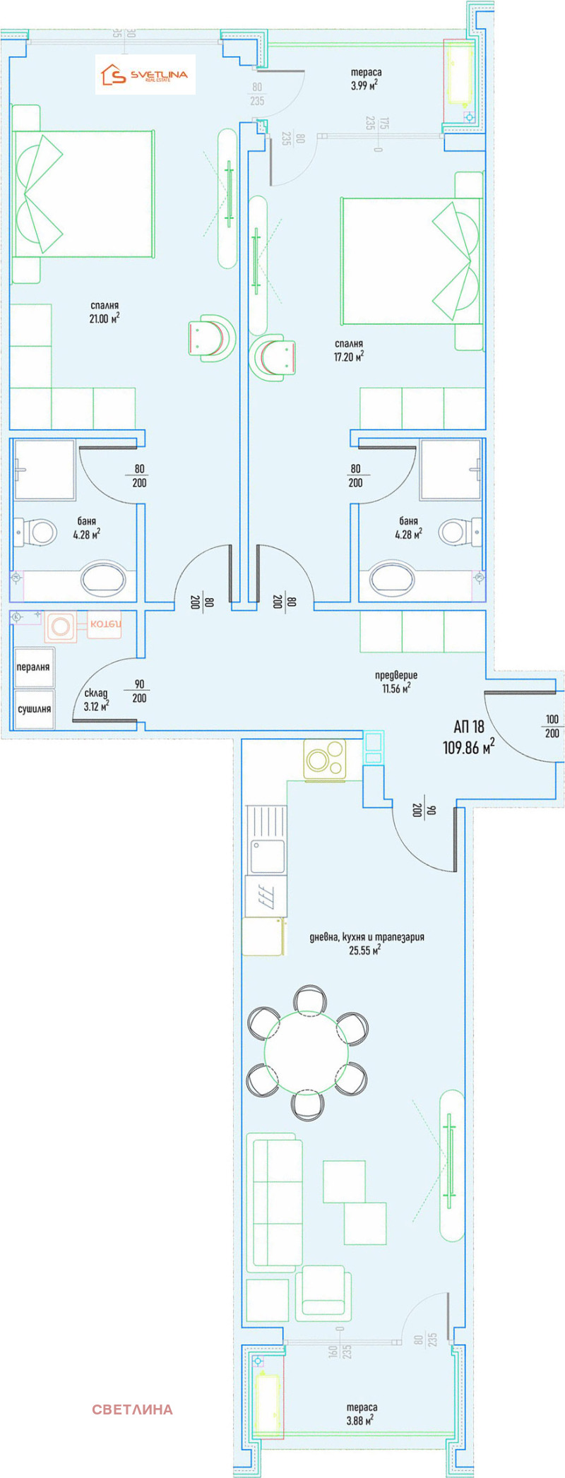 Продава  3-стаен град София , Малинова долина , 137 кв.м | 32116361