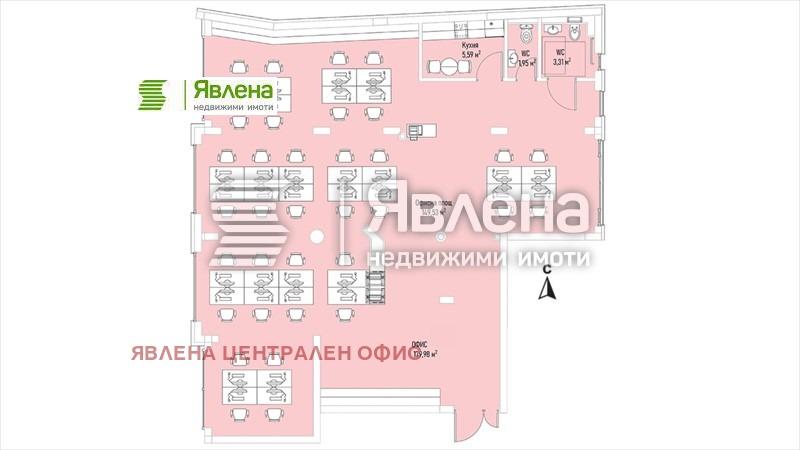 Продава ОФИС, гр. София, Лозенец, снимка 4 - Офиси - 48105914