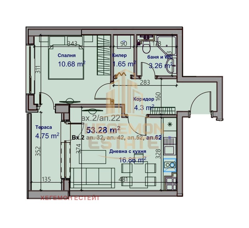 En venta  1 dormitorio Varna , Mladost 2 , 64 metros cuadrados | 36289097 - imagen [5]