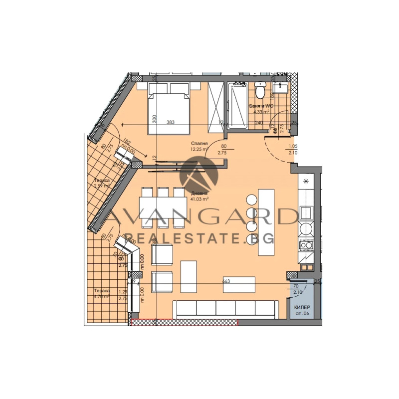 En venta  1 dormitorio Plovdiv , Jristo Smirnenski , 94 metros cuadrados | 47936485 - imagen [4]