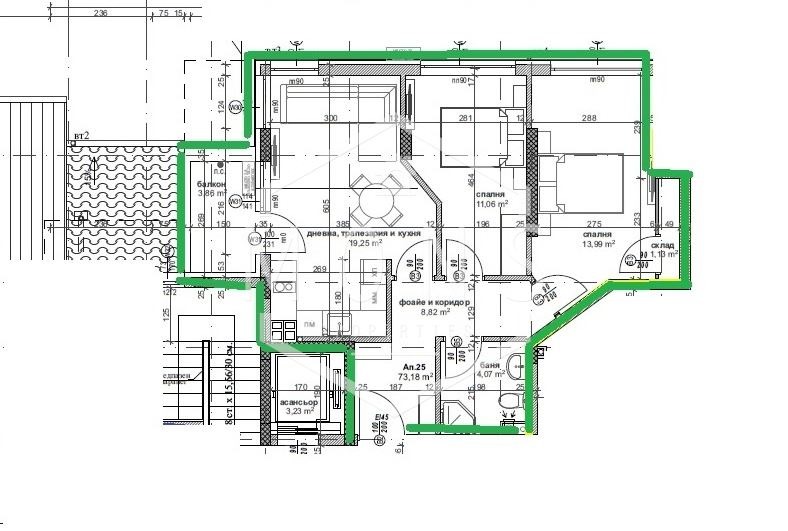 Продава 3-СТАЕН, гр. Велико Търново, Картала, снимка 2 - Aпартаменти - 49195515