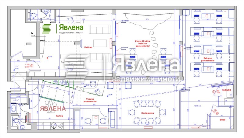 Zu verkaufen  Büro Sofia , Oborishte , 291 qm | 11215996 - Bild [6]