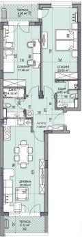 Продава 3-СТАЕН, град Пловдив, Гагарин • 155700 € / 304522.73 лв. • 60473283 5