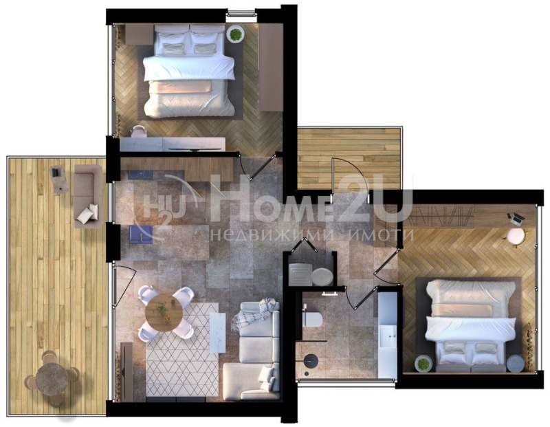 Продава  Къща град Варна , м-т Ален мак , 80 кв.м | 62233839 - изображение [3]