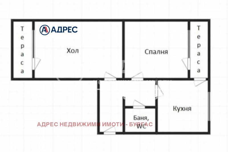 Продава 2-СТАЕН, гр. Бургас, област Бургас, снимка 3 - Aпартаменти - 48798898