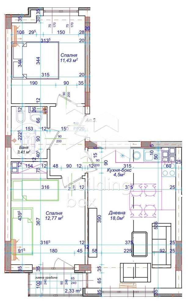 Satılık  2 yatak odası Sofia , Triagalnika , 80 metrekare | 36239492 - görüntü [11]