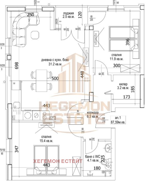 Продава 3-СТАЕН, гр. Варна, Цветен квартал, снимка 3 - Aпартаменти - 49482230