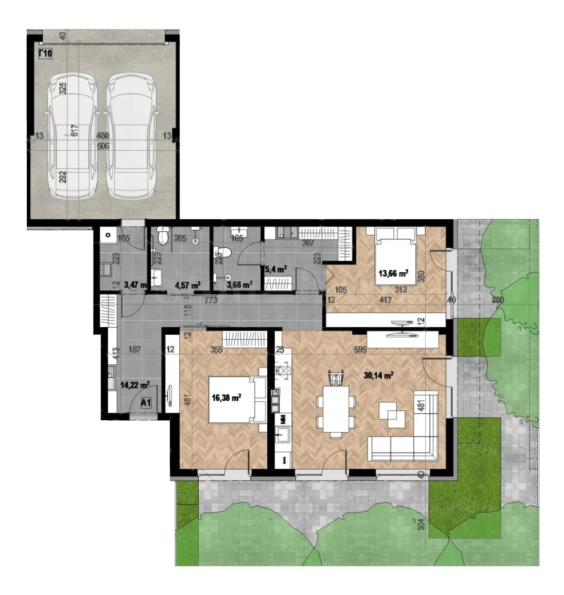 Продава 3-СТАЕН, гр. София, Кръстова вада, снимка 2 - Апартаменти - 53596227