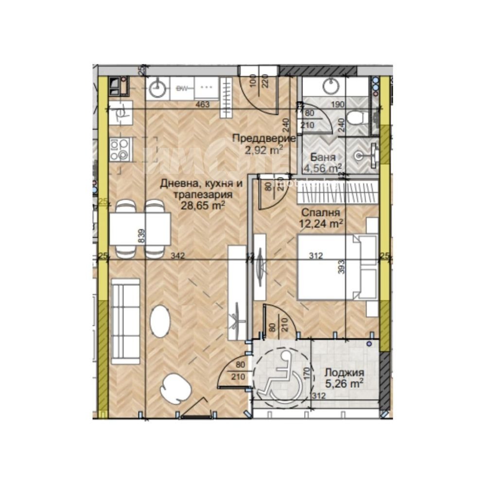 Продава 2-СТАЕН, гр. София, Люлин 2, снимка 2 - Апартаменти - 52647535