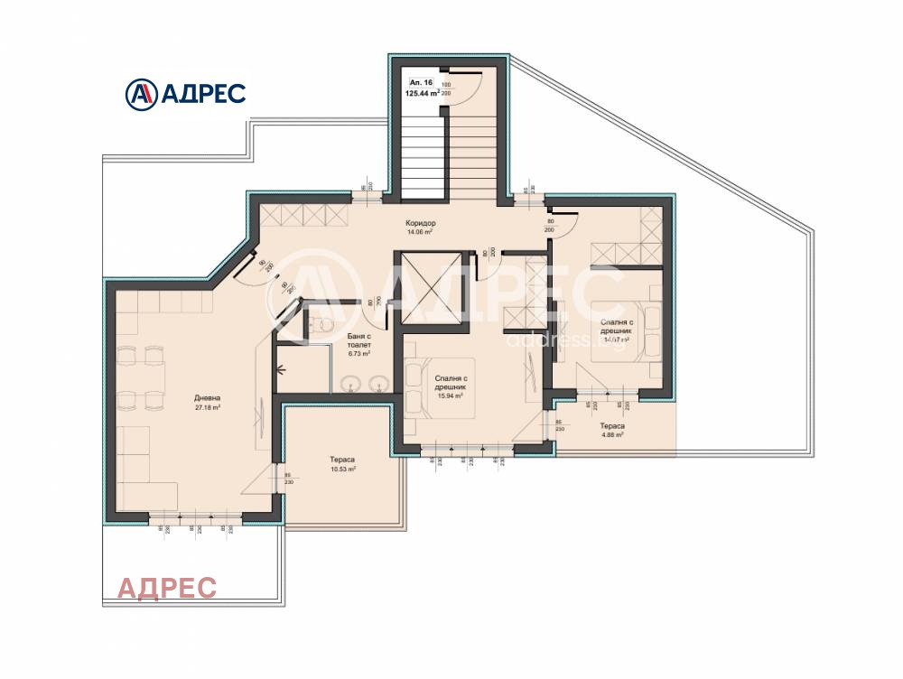 Продава 3-СТАЕН, гр. Варна, Аспарухово, снимка 2 - Апартаменти - 54075994