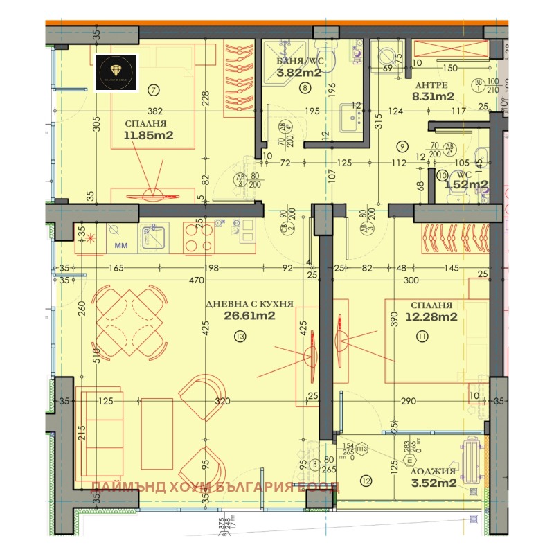 Продава  3-стаен град Пловдив , Тракия , 99 кв.м | 34053142 - изображение [2]