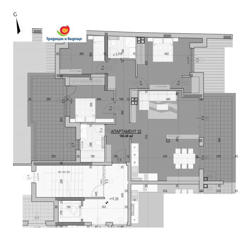 En venta  3 dormitorios Sofia , Tsentar , 181 metros cuadrados | 26048892 - imagen [2]