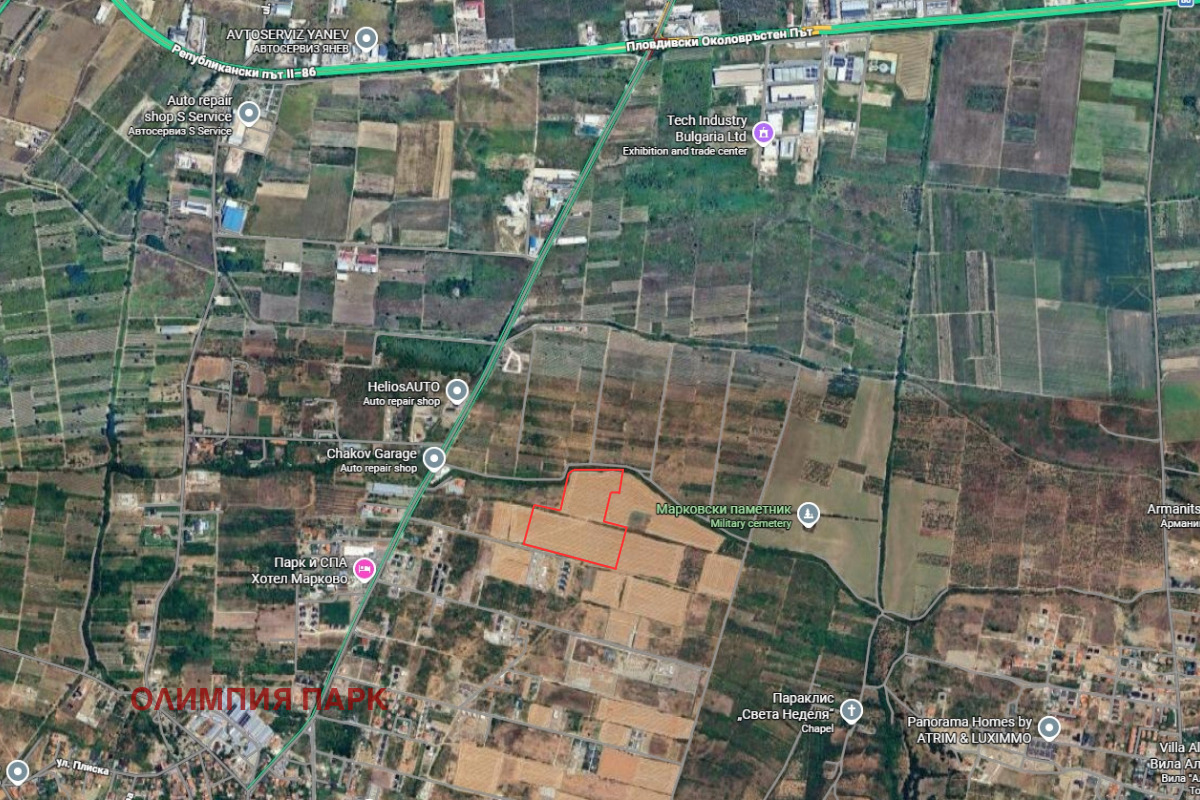 Продава ПАРЦЕЛ, с. Марково, област Пловдив