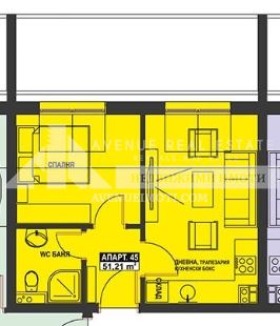 Продава  2-стаен град Бургас , Братя Миладинови , 51 кв.м | 93487578 - изображение [2]