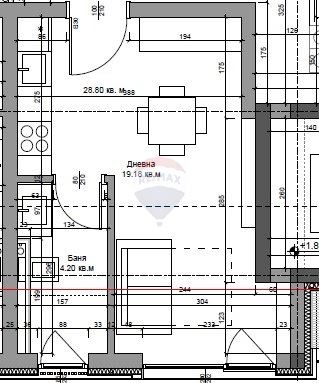 Продава  1-стаен град Варна , Чайка , 32 кв.м | 91972287 - изображение [5]
