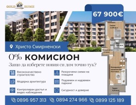 1 soverom Hristo Smirnenski, Plovdiv