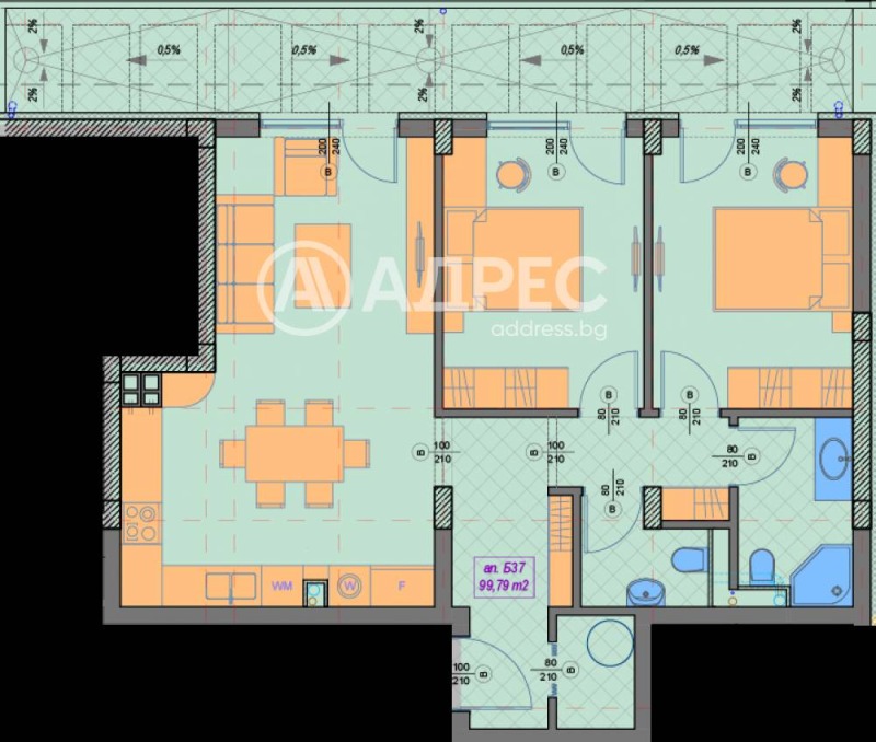 Продава 3-СТАЕН, гр. София, Манастирски ливади, снимка 2 - Апартаменти - 53028604