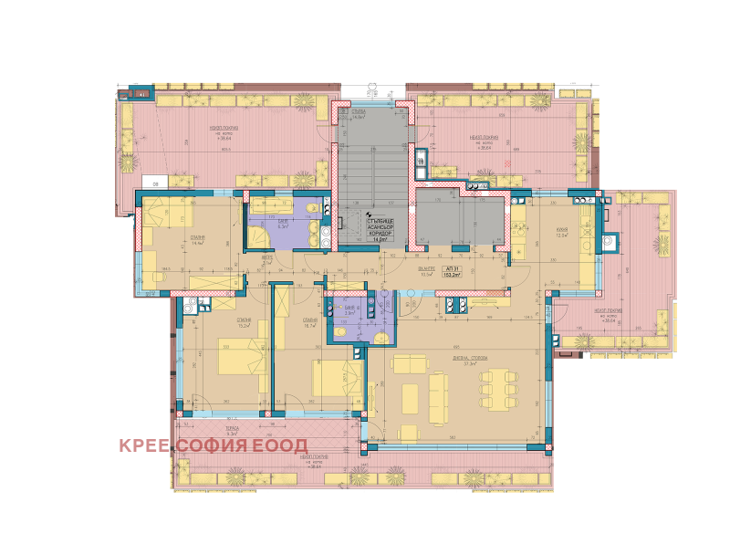 Продава МНОГОСТАЕН в град София, Лозенец - 181 кв.м / 1 111 080 € » 2 173 083.60 лв., КРЕЕ СОФИЯ ЕООД