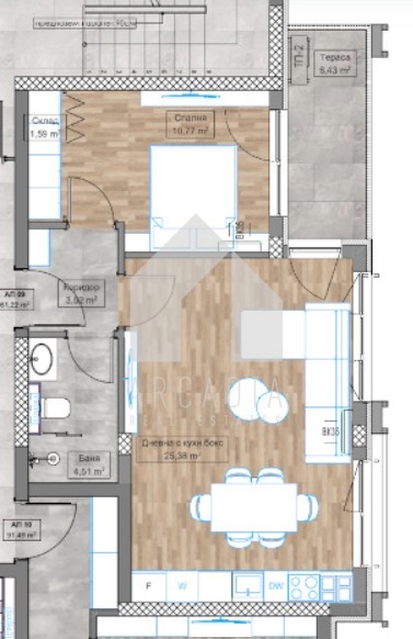 Продава 2-СТАЕН, гр. Пловдив, Кършияка, снимка 2 - Апартаменти - 53608471