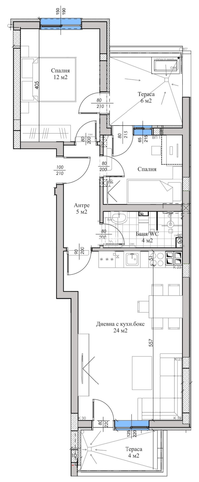 Продава 3-СТАЕН, гр. Пловдив, Въстанически, снимка 4 - Aпартаменти - 47637679